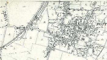 The main part of Potton in 1901